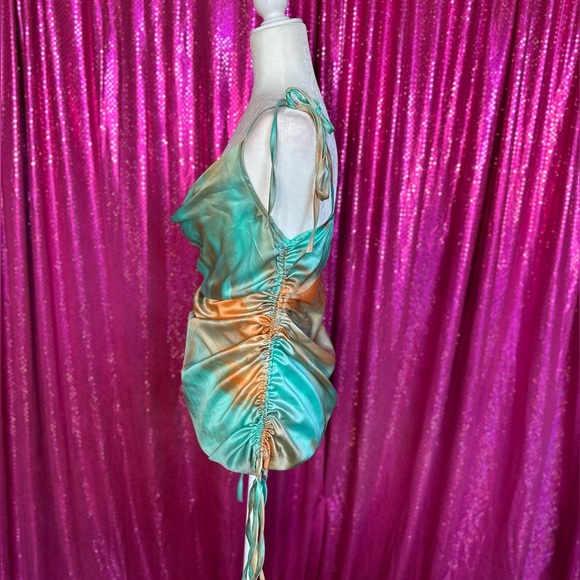 Sliky Turquoise Dress - Picture 5 of 5